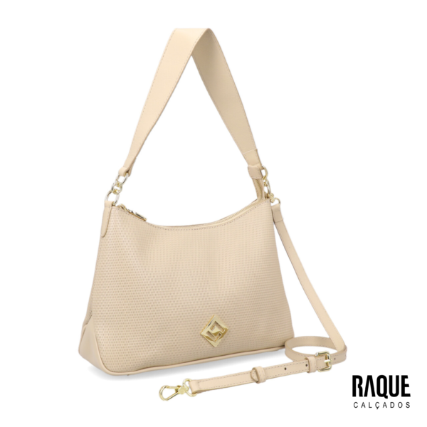 BOLSA LUZ DA LUA - HOBO MÉDIA RAVENA LATTE