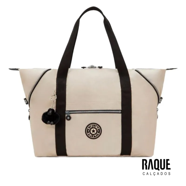 Bolsa Kipling Art M Bege