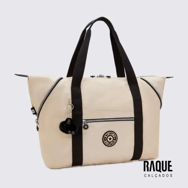 Bolsa Kipling Art M Bege - Image 5