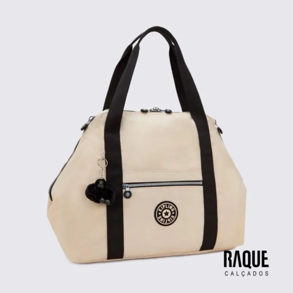 Bolsa Kipling Art M Bege - Image 4