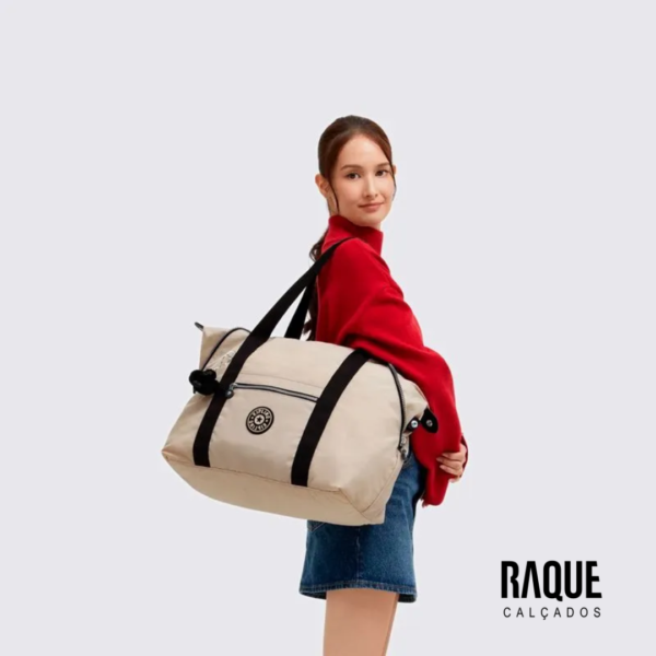 Bolsa Kipling Art M Bege - Image 2