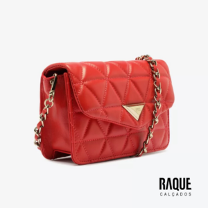 Bolsa Schutz Pequena Tiracolo 944 Matelassê Vermelha