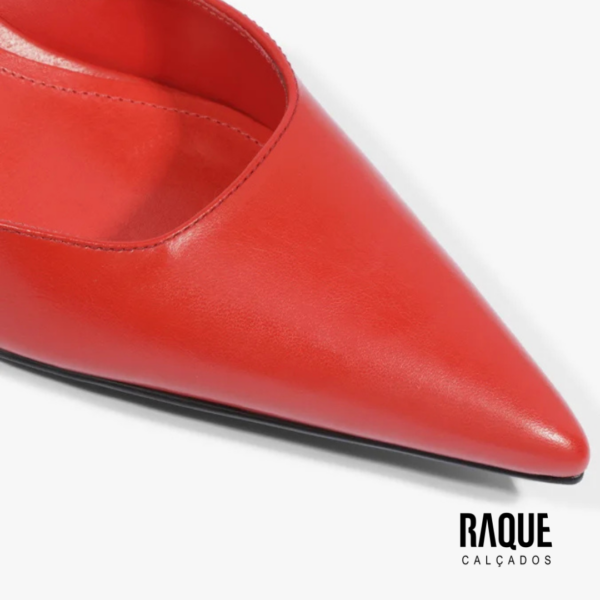 Slingback Schutz Couro Vermelho - Image 3